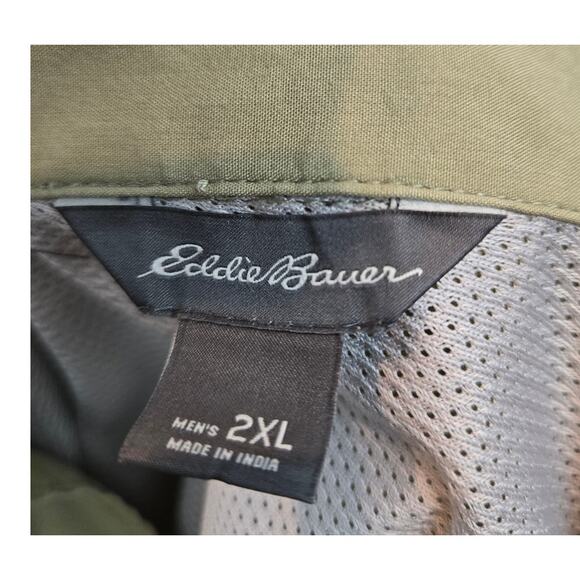 Columbia Long Sleeve Button Down Outdoor Hiking Ventilated Shirt Mens 2XL Khaki - Picture 4 of 6